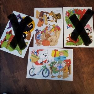 Vintage 1987 holidays paper-arts decor